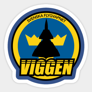 Svenska Flygvapnet Viggen Sticker